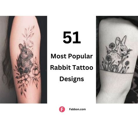 51 Best Rabbit Tattoo Design Ideas - 2024 | Fabbon