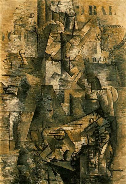 The Portuguese (The Emigrant), 1911 - Georges Braque - WikiArt.org