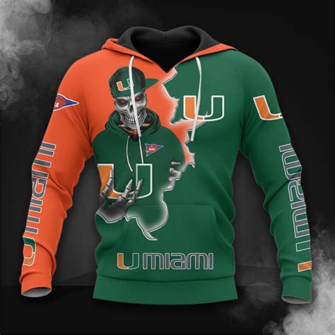 Miami Hurricanes Hoodies long sleeve Sweatshirt for fan -Jack sport shop