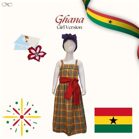 Ghana Costume Outfits for Girls | Ghana Traditional Costume for Girl ...