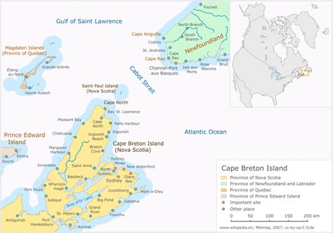 Printable Map Of Cape Breton Island - Free Printable Maps