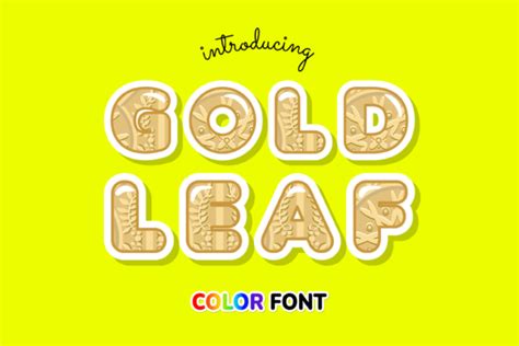 Gold Leaf Font - Font Canyon