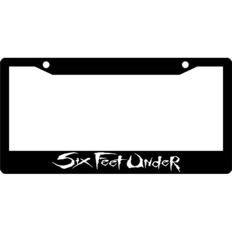 Six Feet Under Band Logo License Plate Frame