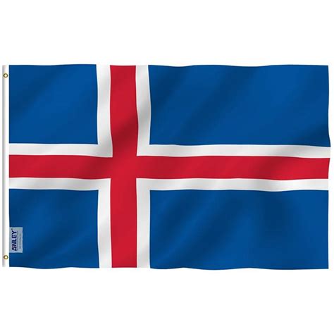 Fly Breeze Iceland Flag 3x5 Foot - Anley Flags