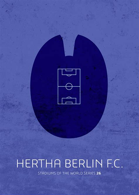 Hertha Berlin FC Stadium Football Soccer Series Mixed Media by Design ...