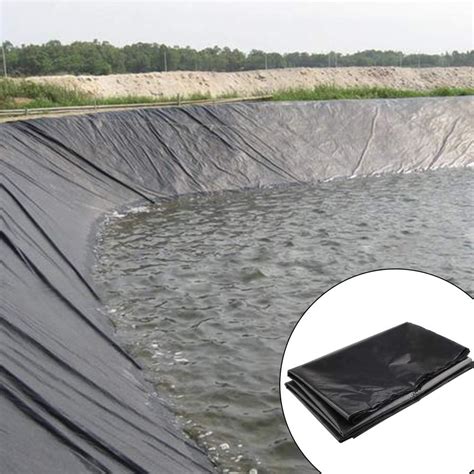 HERUNNA Pond Liner, Black Heavy Duty Pond Liner Protection for Fish ...