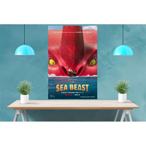 The Sea Beast Fine Art Movie Poster