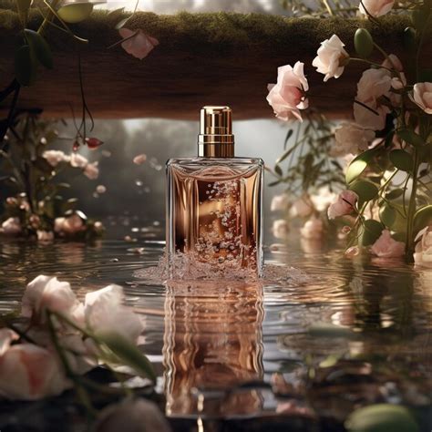 Premium AI Image | perfume with jasmine flowers