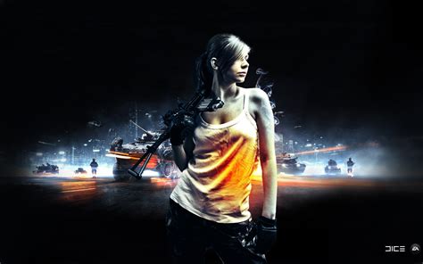 Download Girls & Guns Battlefield Video Game Battlefield 3 HD Wallpaper