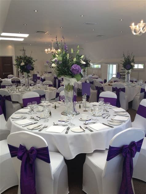 Purple Wedding Reception