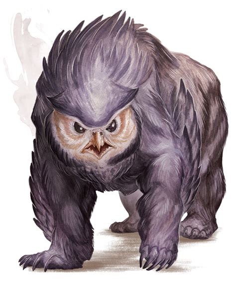 Owlbears in Dungeons and Dragons - Old School Role Playing