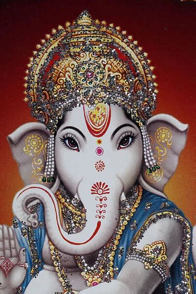 Ganesha or Ganapati : the elephant headed Hindu god