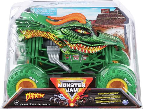 Monster Jam, Official Son-uva Digger Monster Truck, Die-Cast Vehicle, 1 ...