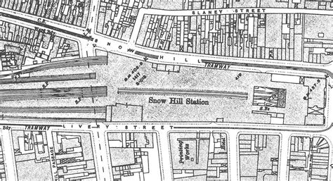 Birmingham Snow Hill Station: View of the basic layout of Snow Hill ...