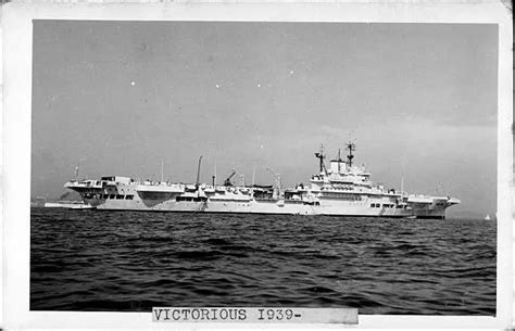 BRITISH ROYAL NAVY Battleship Aircraft Carrier HMS Victorious SHIPPING OLD PHOTO £5.00 - PicClick UK