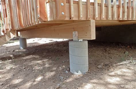 Concrete Block Footings For Deck | Home Design Ideas