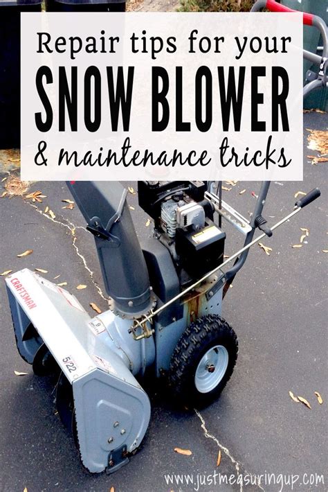 How To Fix An Old Snowblower Craftsman Snowblower