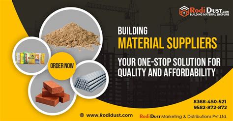 Building Material Suppliers: Your One-Stop Solution for Quality and Affordability | by Rodidust ...