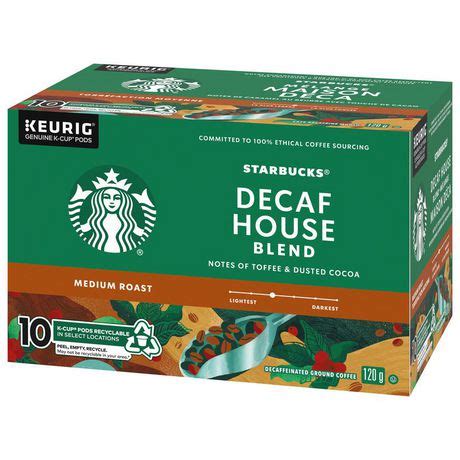 Starbucks® Decaf House Blend K-Cup® PODS 10ct | Walmart Canada