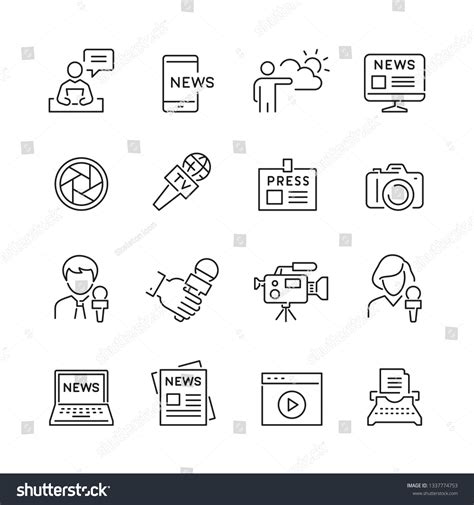 34,807 Journalist icon Images, Stock Photos & Vectors | Shutterstock