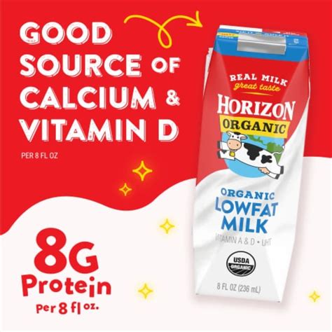 Horizon Organic 1% Lowfat Milk, 6 ct / 8 fl oz - Pick ‘n Save