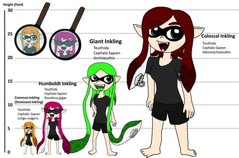 Inkling SubSpecies and Size Chart by Rotommowtom on DeviantArt