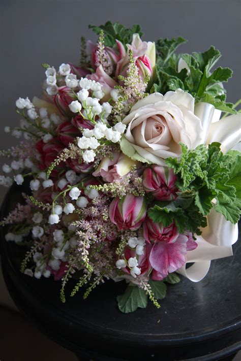 tulip,lily of the valley,rose,astilbe and sweet pea | Flower ...