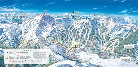 Kirkwood Ski Resort Trail Map images