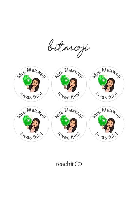 Custom Stickers Bitmoji - teachit Co