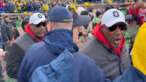 Michigan Staffer Slaps Camera Away From Heated Incident At OSU