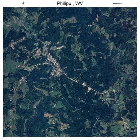 Aerial Photography Map of Philippi, WV West Virginia