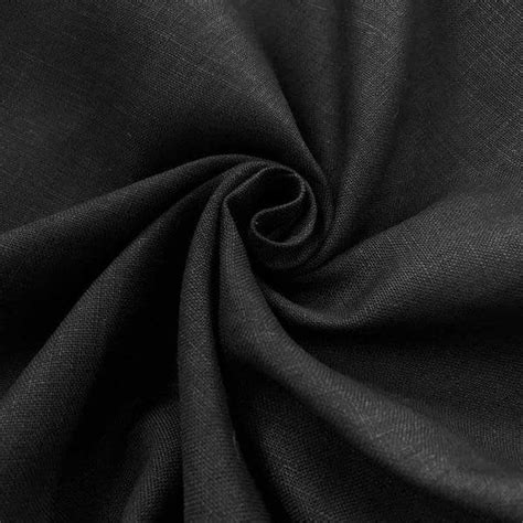 Black Linen fabric by the Yard / Belgian linen upholstery fabric / Linen Home Decor Fabric ...