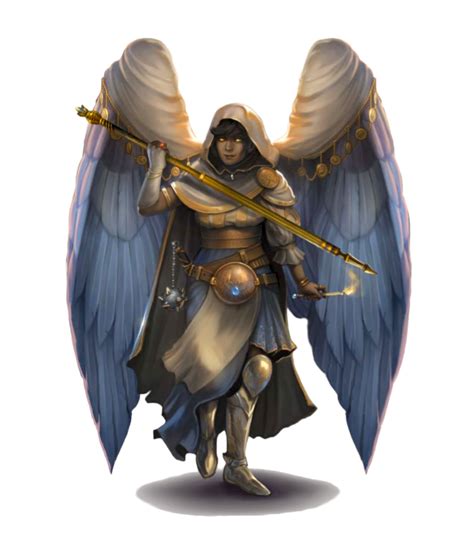 Female Celestial Angel Cleric Healer - Pathfinder 2E PFRPG DND D&D 3.5 ...