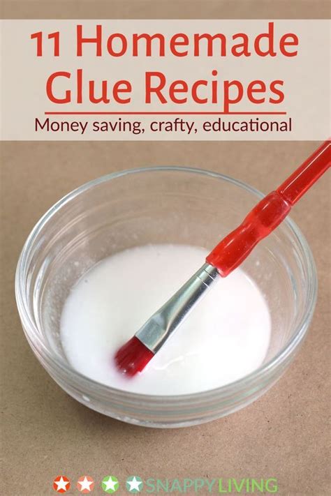 How to Make Glue {11 Easy Homemade Recipes} | Glue crafts, Diy glue, How to make glue