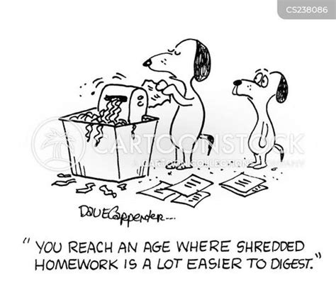 The Dog Ate My Homework Cartoons and Comics - funny pictures from CartoonStock