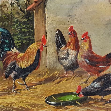 Hens and rooster - ARTMEO