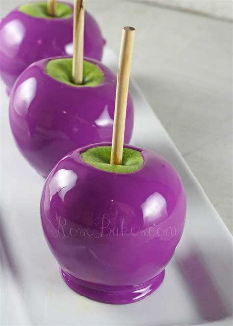 Purple Candy Apples Recipe - Find Vegetarian Recipes