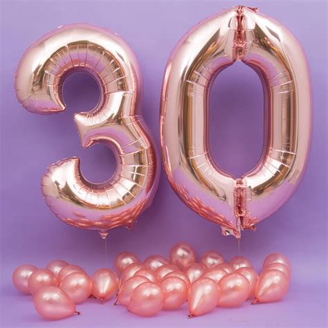 happy 30th birthday balloons by bubblegum balloons | notonthehighstreet.com