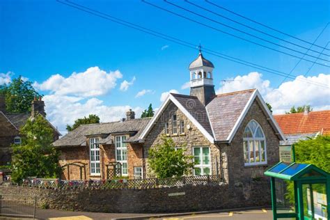 Blagdon Village School Chew Valley Somerset England Stock Image - Image of english, authority ...