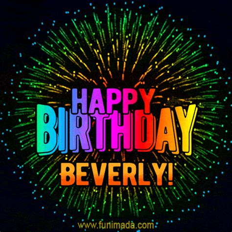 Happy Birthday Beverly GIFs - Download on Funimada.com