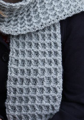 Ravelry: Waffle Stitch Scarf pattern by Lion Brand Yarn