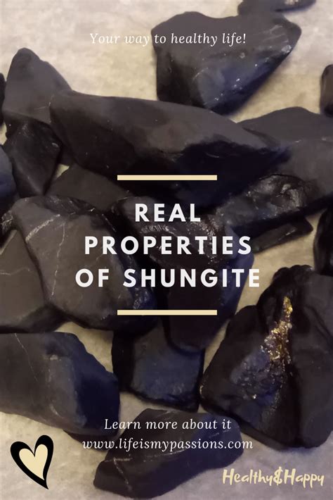 Learn more about real properties fo SHUNGITE | Healing Benefits of ...