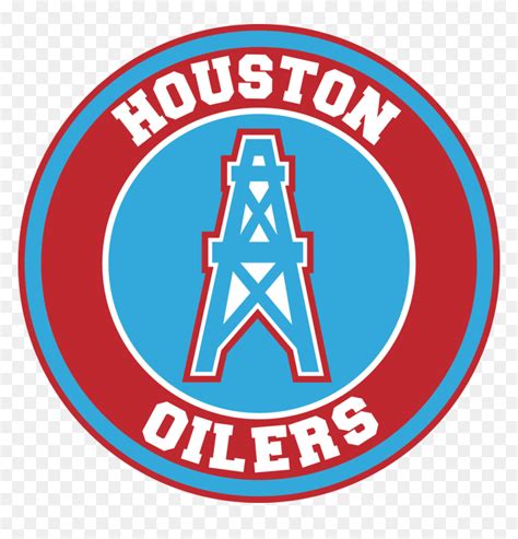 Houston Oilers Circle Logo Vinyl Decal / Sticker 5 - Houston Oilers Logo Png, Transparent Png - vhv