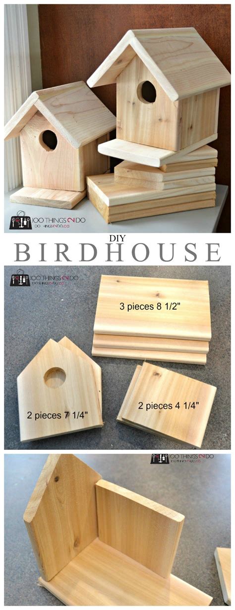 DIY Birdhouse | Woodworking projects for kids, Wood projects for kids, Easy woodworking projects