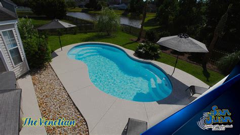 San Juan Pools | Venetian - Modern & Elegant Fiberglass Pool Design