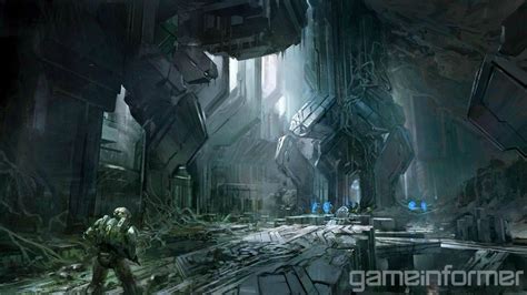 Halo 4 Forerunner Artwork | Halo 4, Concept art, Halo