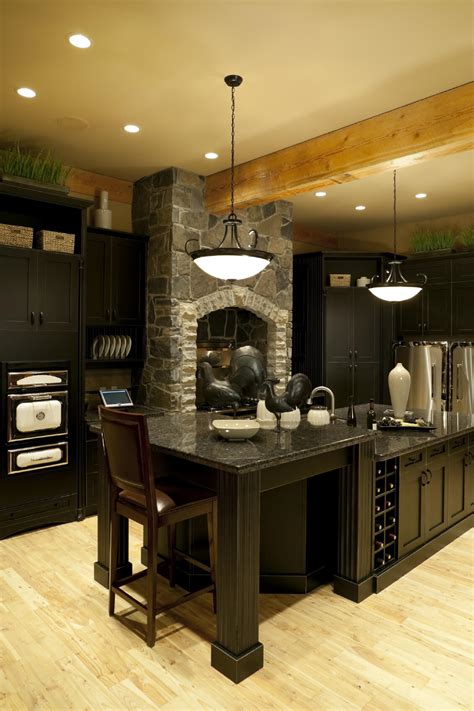 52 Dark Kitchens with Dark Wood and Black Kitchen Cabinets