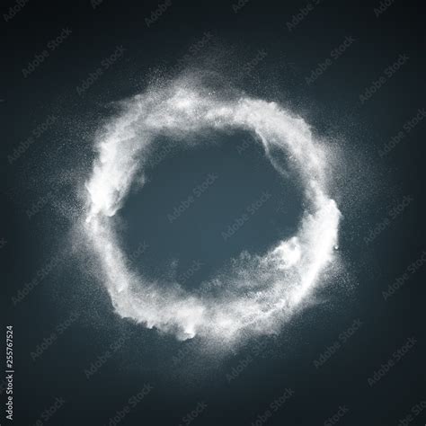 Abstract design of white powder explosion Stock Photo | Adobe Stock