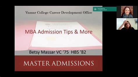 Tips for Success in the Business School Admission Process - YouTube