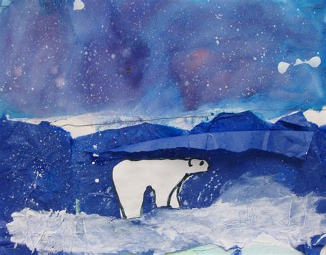 Art. Paper. Scissors. Glue!: Winter Polar Bears